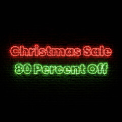 Christmas Sale 80 Percent Off