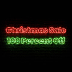 Christmas Sale 100 Percent Off