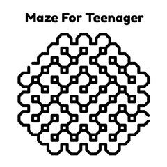 Maze Book Pages For Teenager's