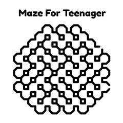 Maze Book Pages For Teenager's