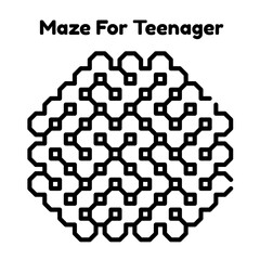 Maze Book Pages For Teenager's