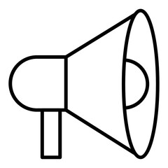 Megaphone Icon Style