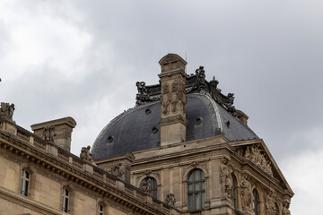 the facade of the house