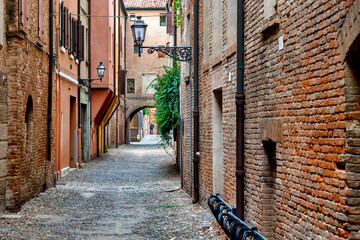 Cobblestone street
