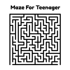 Maze Challenge For Teenager's