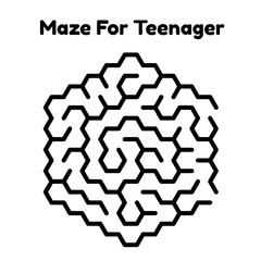 Obraz na płótnie Canvas Maze Challenge For Teenager's