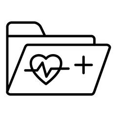 Medical File Icon Style
