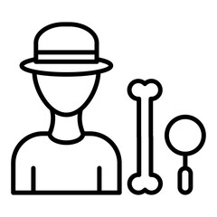 Archaeologist Male Icon Style