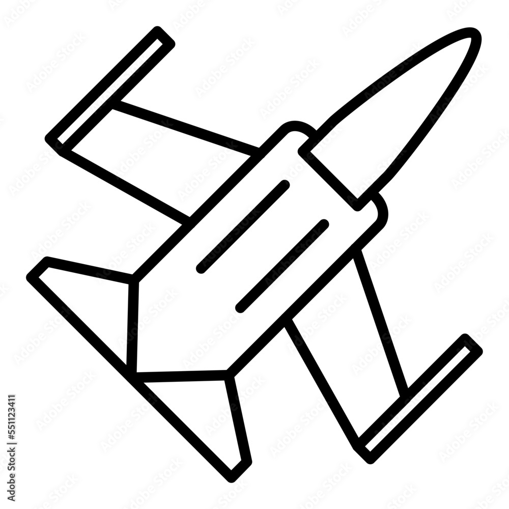 Sticker fight flight icon style