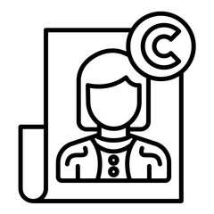 Copyright Icon Style
