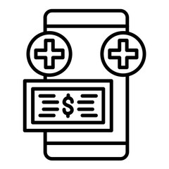 Prepaid Top Up Icon Style