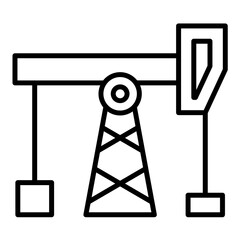 Oil Pump Icon Style