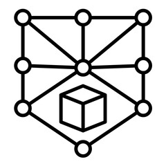 Blockchain Icon Style
