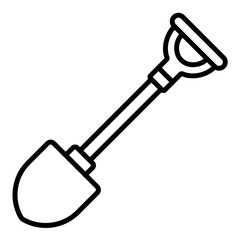 Shovel Icon Style