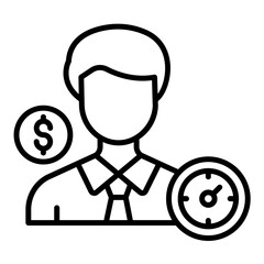 Performance Marketer Icon Style