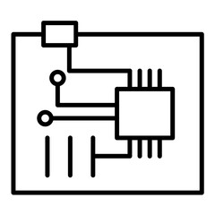 Electronic Icon Style