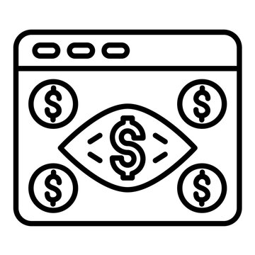 Cost Per Mille Icon Style