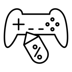 Game Deals Sales Icon Style