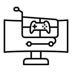 Online Game Store Marketplace Icon Style