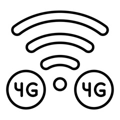 4G Icon Style