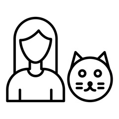 Animal Handler Female Icon Style