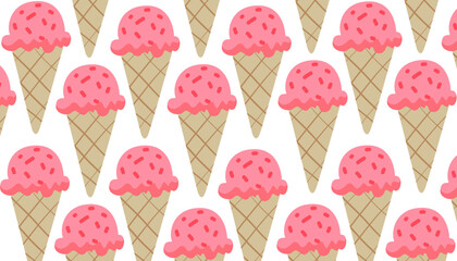 ice cream sweet pattern chocolate pattern vector art illustration