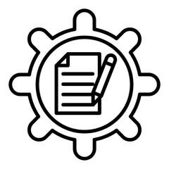 Content Management System Icon Style