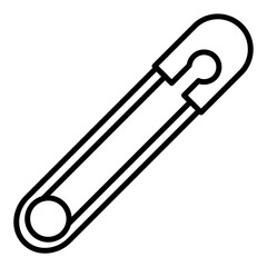 Safety Pin Icon Style
