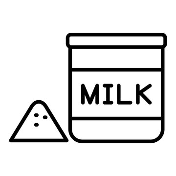 recommend clip art: Milk Powder Icon Style