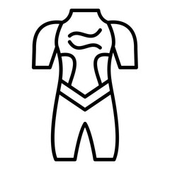 Wetsuit Icon Style