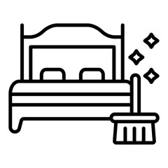 Mattress Cleaning Icon Style