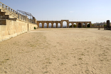 Gerasa ancient roman city in Jordan - 551133282