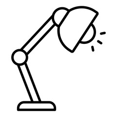 Book Lamp Icon Style