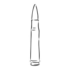 Bullet. Doodle style bullet vector