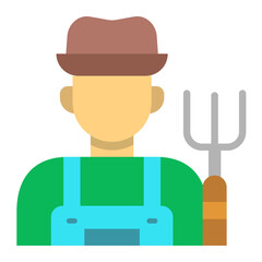 Farmer Flat Icon
