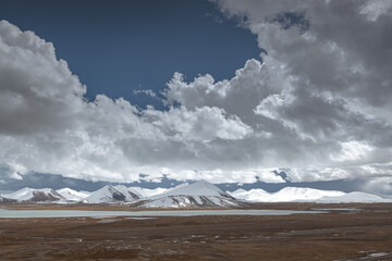 landscape with clouds