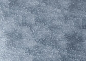 3d rendering winter frozen lake top view. ice surface background texture