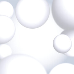 Bubble 3d abstract background,Air bubbles underwater on a transparent background. Soap bubbles