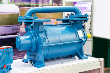 Metal two stage liquid ring vacuum pumps for food or chemical application etc. in industrial on table