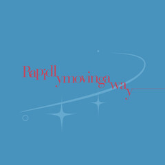 Abstract calligraphic pattern. Typography pattern. Rapidly moving away. Illustration for postcard, poster, banner, flyer, greeting card, cover.