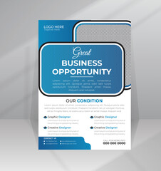 Colorful A4 size Abstract Business Flyer, Brochure design, Cover modern layout, Annual report, Proposal, Poster Template for Multipurpose