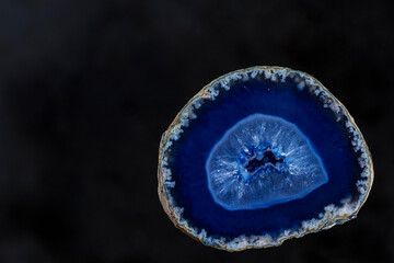 A blue agate