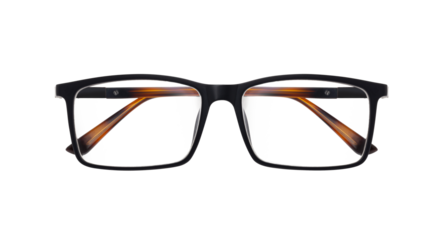 vintage glasses isolated on a transparent background.