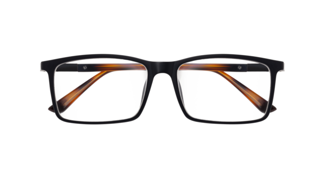 vintage glasses isolated on a transparent background.