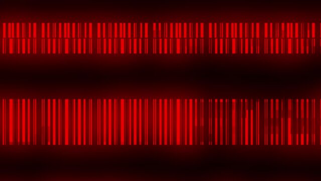 Red Dna Data Code Background loop. Seamless Science Dna Data Code Output Sequence. Human Individuality Code Backdrops.