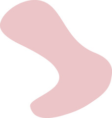 Abstract pastel shape png