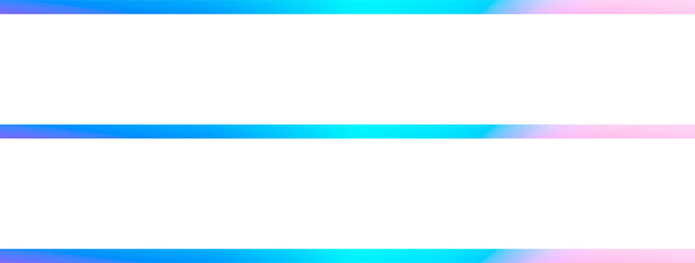 Obraz premium Blue three horizontal gradient lines