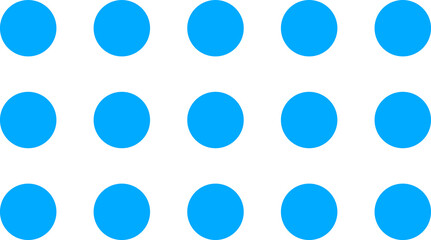 Blue circles points dots round polka dot simple geometric shapes elements sign icon symbols isolated overlay transparent png