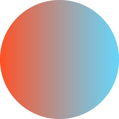 Gradient circle shape png