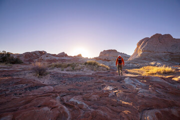 Naklejka premium Hike in Utah